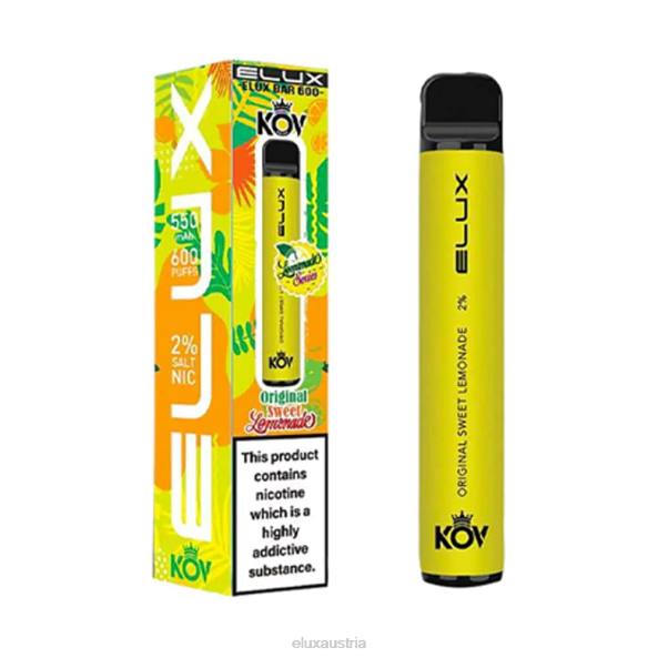 Elux Kaufen Österreich - Elux Bar Lemonade Series Originaler Einweg-Vaporizer süße Limonade VV805