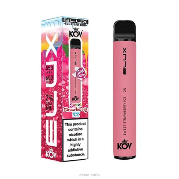 Elux Shop Österreich - Elux Bar Einweg-Vaporizer der Sweet-Serie süßes Erdbeereis VV80107