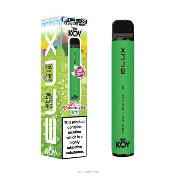 Elux Vape Amazon - Elux Bar Einweg-Vaporizer der Sweet-Serie süßes Wassermeloneneis VV80108