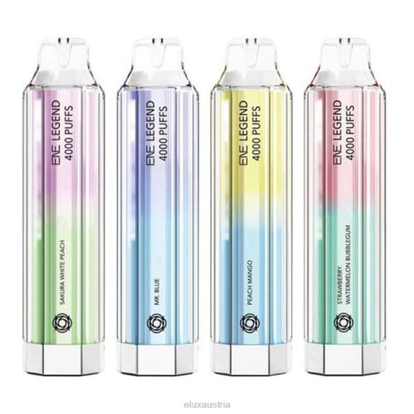 Elux Österreich - Elux ENE Legend 4000 Züge Einweg-Vaporizer Blaue Himbeere mit erstklassiger Energie VV80151