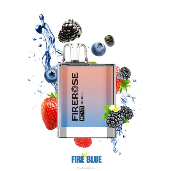 Elux Austria - Elux Firerose Nova 600 Züge Einweg-Vaporizer Feuerblau VV8023