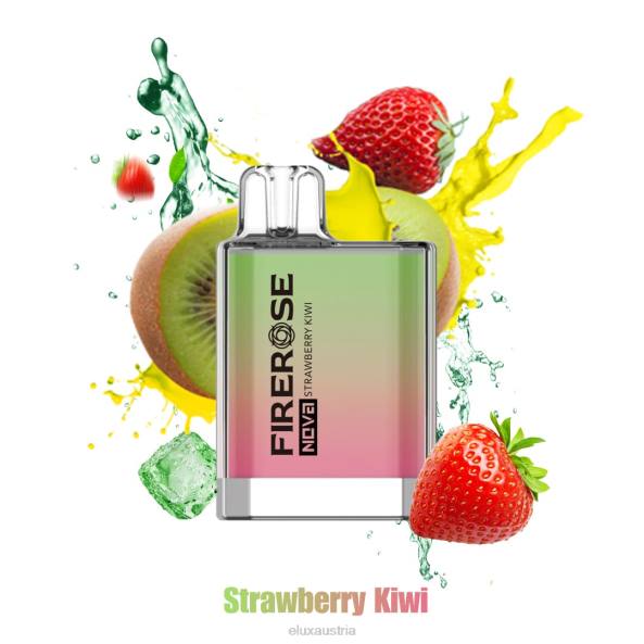 Elux Wien - Elux Firerose Nova 600 Züge Einweg-Vaporizer Erdbeer-Kiwi VV8022