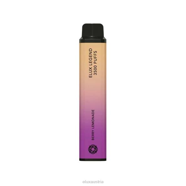 Elux Shop Österreich - Elux Legend 3500 Züge Einweg-Vaporizer Beerenlimonade VV80117