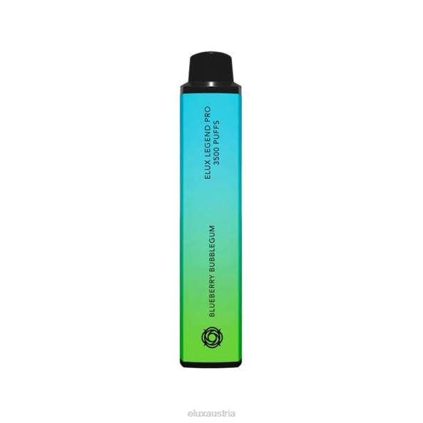 Elux Vape Österreich - Elux Legend 3500 Züge Einweg-Vaporizer Blaubeer-Kaugummi VV8034