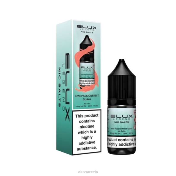 Elux Austria - Elux Legend Schönes Salz 10 ml Kiwi, Passionsfrucht, Guave VV8013