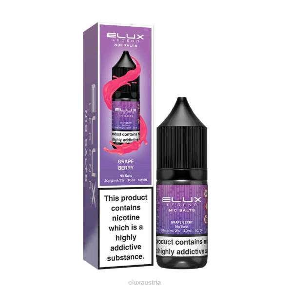 Elux Kaufen Österreich - Elux Legend Schönes Salz 10 ml Weinbeere VV8065