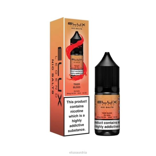 Elux Vape Amazon - Elux Legend Schönes Salz 10 ml Tigerblut VV8048