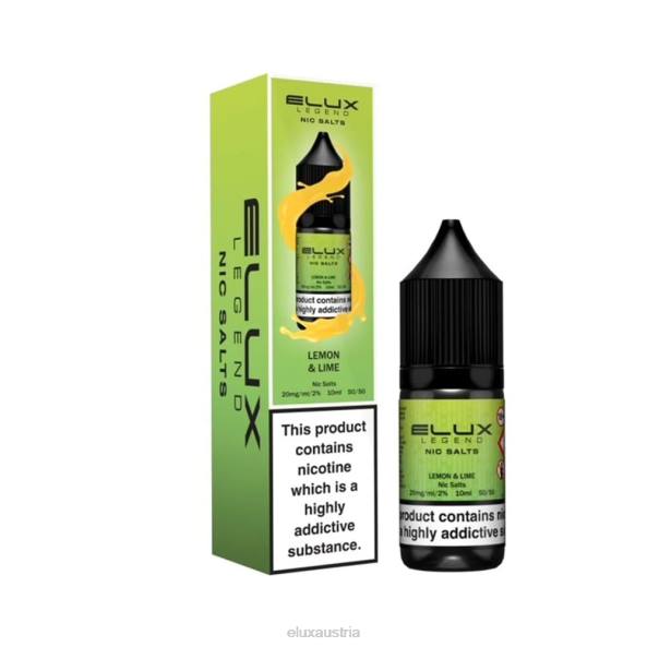 Elux Österreich - Elux Legend Schönes Salz 10 ml Zitronenlimette VV8011